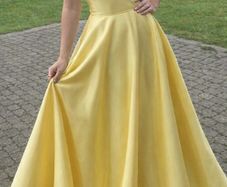 Yellow Debs Dress