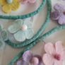 Felted wool flower garland Image 3