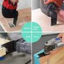50PCS Universal Oscillating Quick Release Saw Blades Set Multitool Tool Blade for Bosch Craftsman DeWalt Dremel FEIN Ridgid TCH Makita Milwaukee (FREE POSTAGE) Image 5