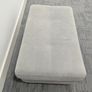 pouffe grey sitting Image 3