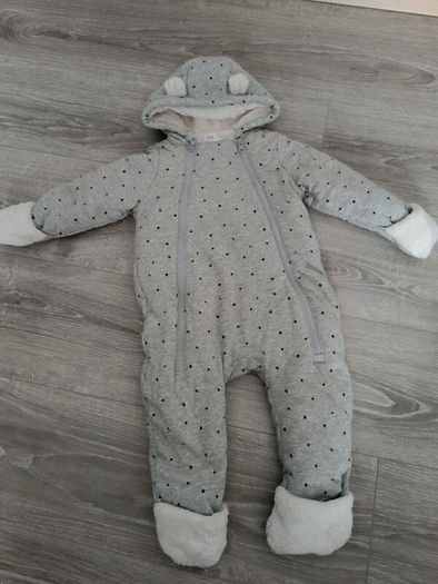 GAP Sherpa lined Pramsuit 6-12M