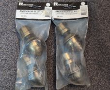 Curtain Finials antique brass colour, Haglunds brand set of 4