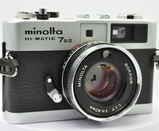 Minolta Hi-matic 7 S II Rangefinder Camera,recent Full Service - Film Tested