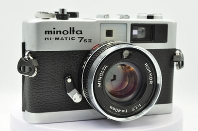 Minolta Hi-matic 7 S II Rangefinder Camera,recent Full Service - Film Tested