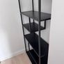 Black Metal Open Cabinet Image 3