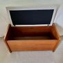 Mid century blanket box with vinyl top Image 4