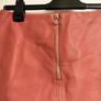 Blush Pink Faux Leather Mini Skirt Primark Size UK 8 / EUR 36 Image 3
