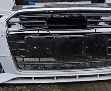 Damaged Repairable Audi A1/s1/s Line Front Bumper 2015-2018 Ice White