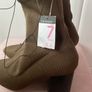 ankle boot sock boot size 40 khaki boot Image 4