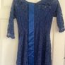 Tiffany Rose Blue Lace Maternity Dress Size 2 Image 10