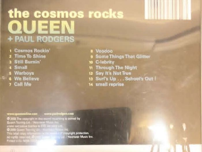 Queen & Paul Rodgers - The Cosmos Rocks CD