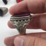 Heritage Antique Jewellery Lot 15 Mixed Brass Statement Rings Image 9