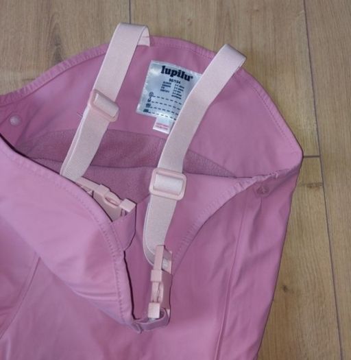 Brand New Lulipa Waterproof, Wind Proof Outdoor Dunagrees Fleece Lined Adjustable Straps With Reflective Strips Mud Jumpsuit - Size - 3-4 Years
