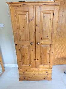 Pine wardrobe