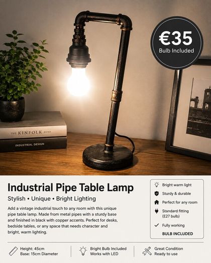 steem punk lamp