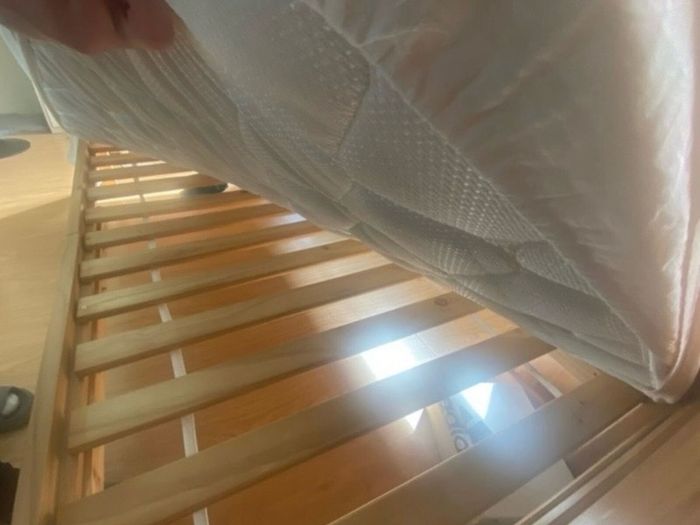 bed mattress and frame