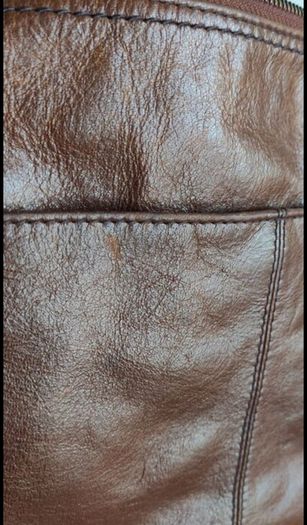 M&S Collection Genuine Leather Crossbody  Dark Tan
