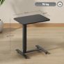 Standing Desk Height-Adjustable incl. 4 Wheels C-Shape 65 cm x 48 cm x 70-110 cm Black Image 2