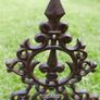 Antique Victorian cast iron wall mounted bird bath bird feeder Image 3