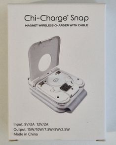 Chi-Charge Snap Magnetic Wireless Charger Like New