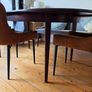 Elegant Mid-Century Modern Extendable Dining Table Image 8