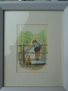Winnie the Pooh picture,print, Home decor, Picture.Nursery