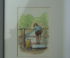 Winnie the Pooh picture,print, Home decor, Picture.Nursery