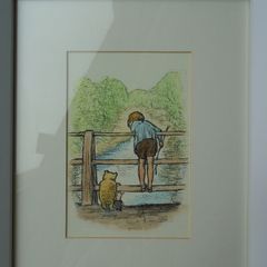 Winnie the Pooh picture,print, Home decor, Picture.Nursery