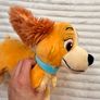 Disney Store Lady And The Tramp approx. 35 cm. length Plush Soft Toy Used Please see photos Image 10