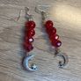 Handmade Glass And Crystal Earrings Image 3