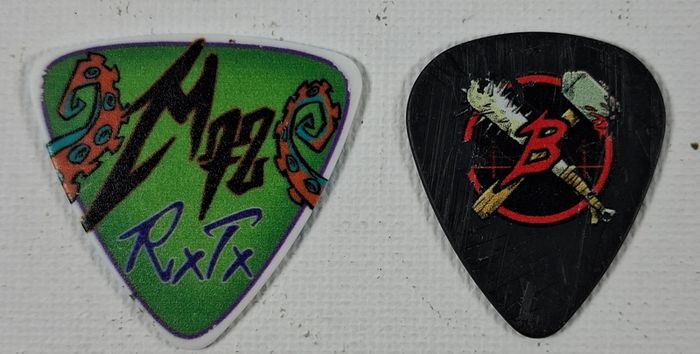 Set of metallica guitar picks
