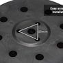 GLASS POLISH 12729 | Random Orbit Sander Backing Pad, Sanding Backer with Hook and Loop 115 mm Image 3