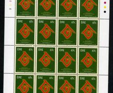 2004 Ireland 10th Anniversary of the UN International Year of the Family Commemorative Stamp Sheetlet Plate 1A1A1A1A Mint Never Hinged (MNH)