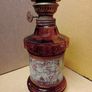 Vintage Amber Glass / Oil Kerosene Lamp Image 2