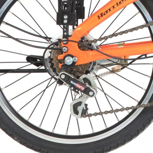 Viking Harrier 20 Wheel 6 Speed Electric Bike, Orange