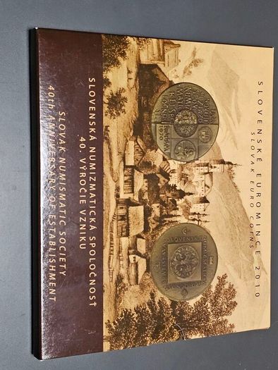 Euro coin set Slovakia 2010