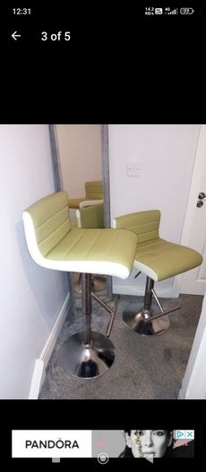 MINTY FRESH Breakfast Stools X 3