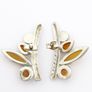 Natural Baltic Amber On Sterling Silver Stud Earrings Image 3