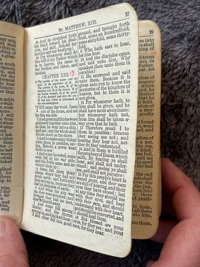 Antique Small New Testament Book