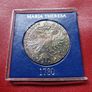 Austria  Silver 1 Thaler - Maria Theresia 1780 SF  Silver .833 Coin Restrike Image 6
