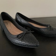 Brand New Black Clarks shoes Wide Fit