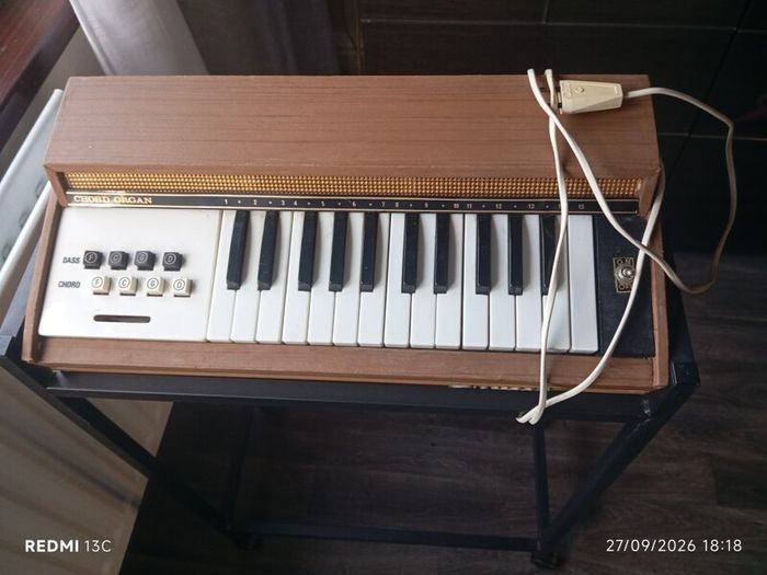 electric vintage organ