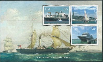 2013 Ireland The Port of Cork Commemorative Stamps Miniature Sheet Mint Never Hinged (MNH)