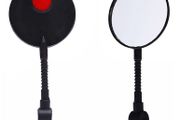 New Light Safety Adjustable Bike Bicycle Rear View Glass Mirror Reflector #1457