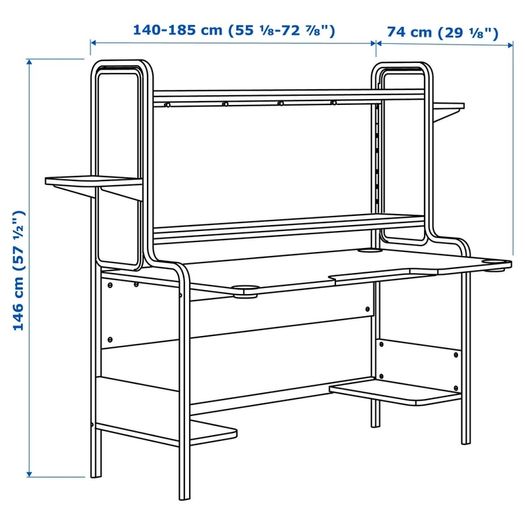 IKEA Fredde Gaming Work Desk