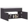Sink Cabinet with Built-in Basin Grey Chipboard Image 4