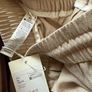 High Waisted Drawstring Pocket Wide Leg Casual Linen-Feel Pants Image 2