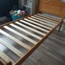 Wooden single bed Image 5