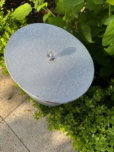 Decorative box silver crushed diamond & crystal