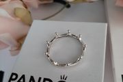 new genuine pandora crown ring